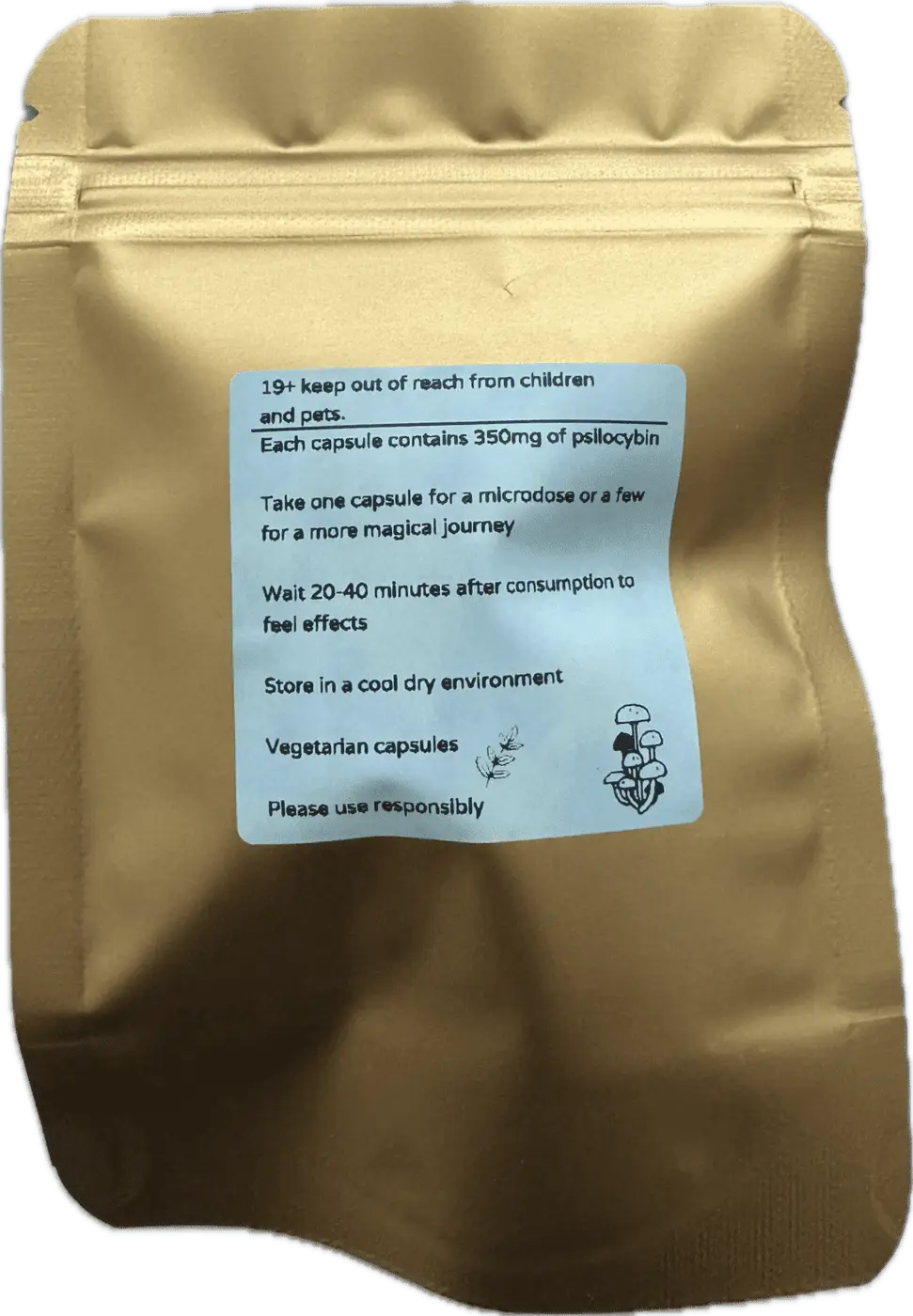 Magic Mushroom Capsules – 350mg – MOGU Psilocybin Co. - Image 2